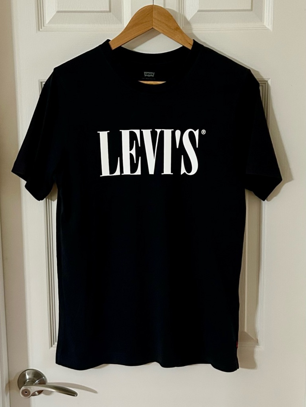 Levi's Black T-Shirt with White Logo